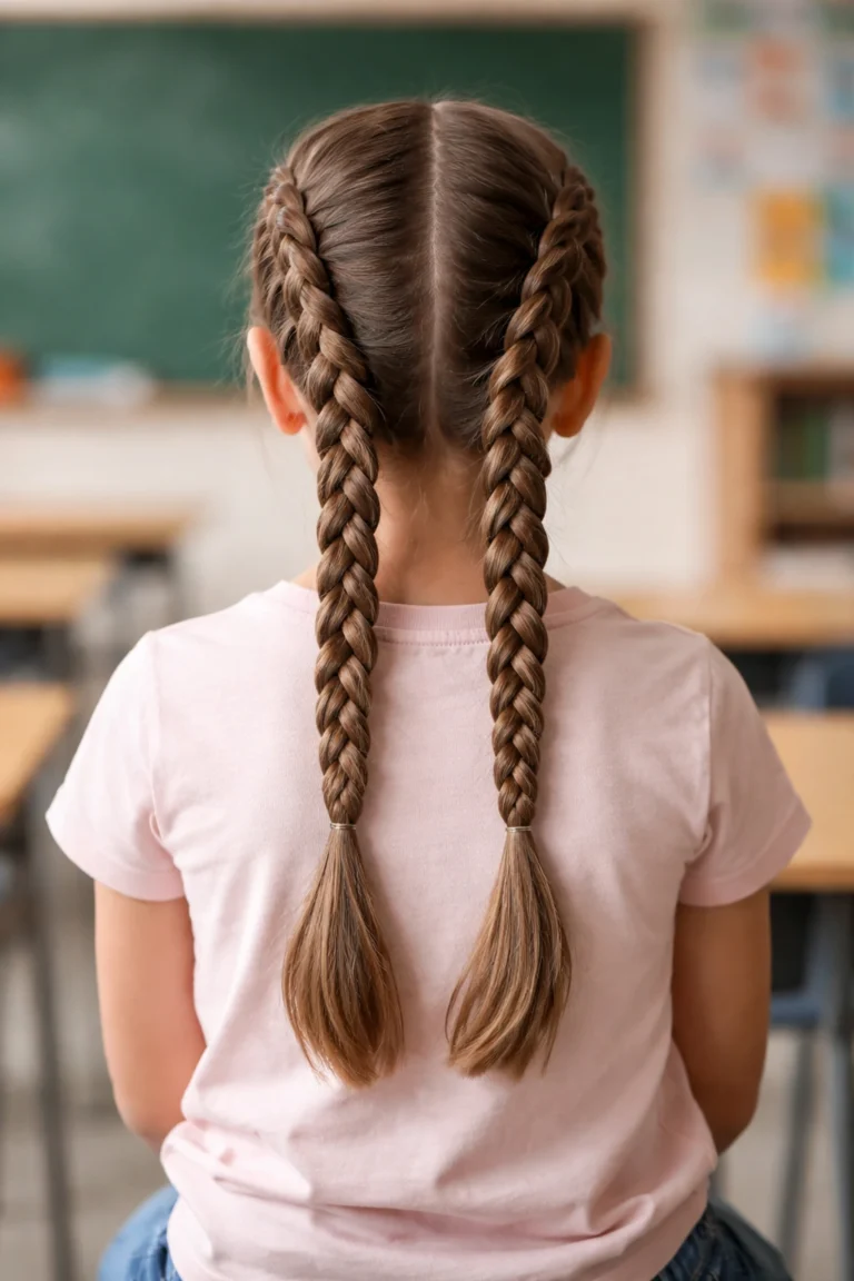 10 Quick School Morning Hairstyles for Girls