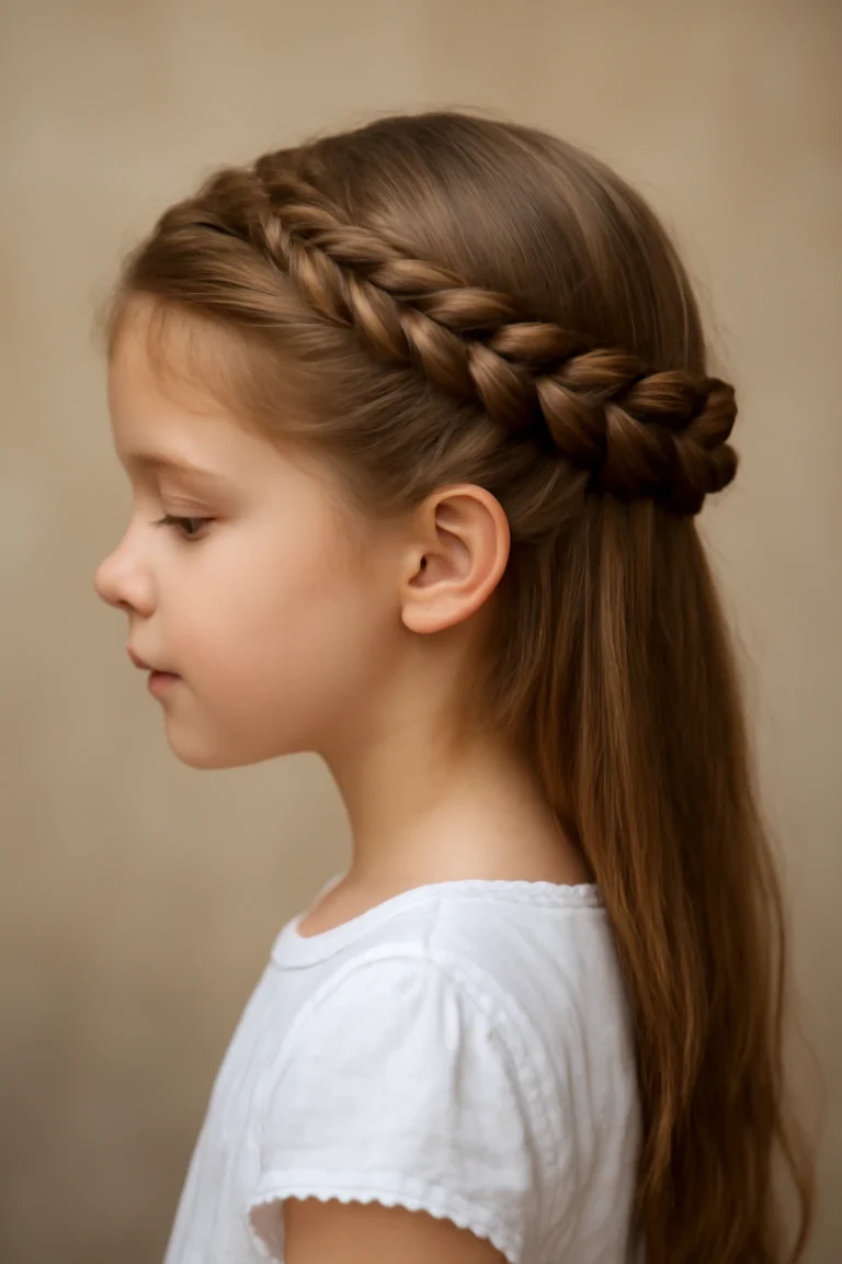 10 Braided Crown Hairstyles Every Flower Girl Needs