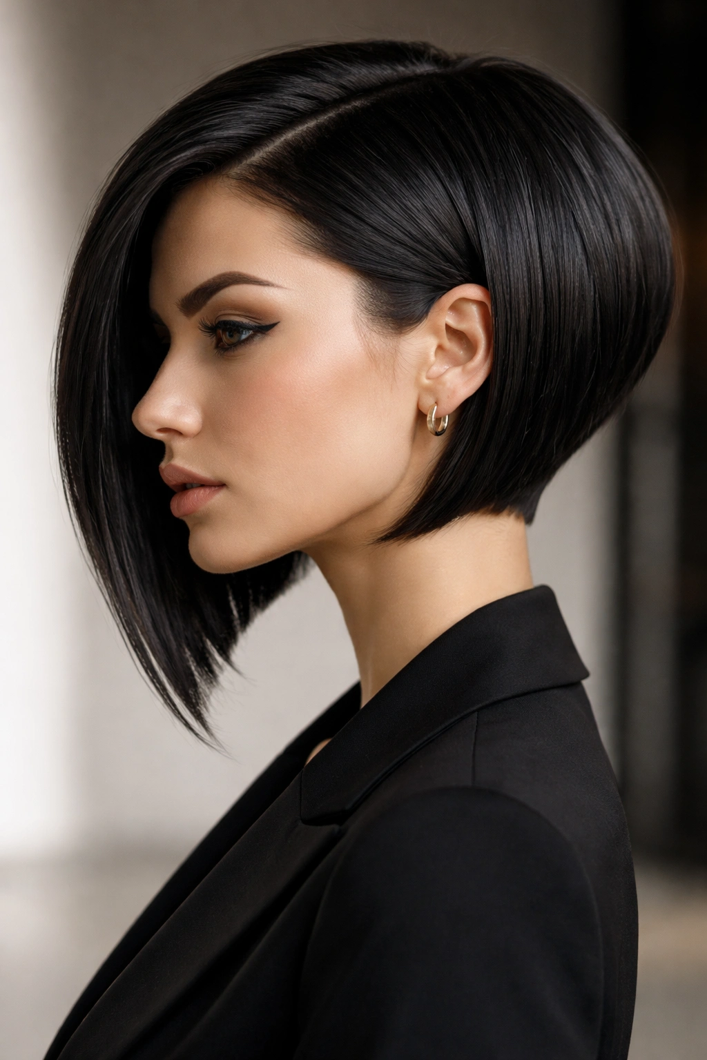 15 Angled Bob Haircuts From Subtle To Dramatic 15 Dramatic short angle bob with extreme back length contrast