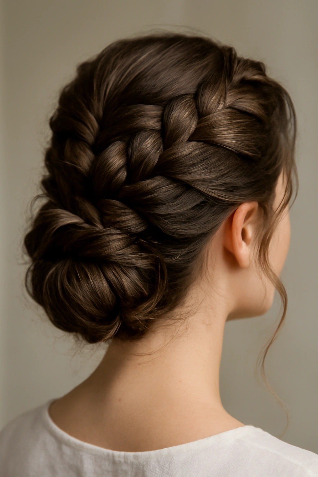 20 Wedding Hairstyles Matched to Your Hair Type 17 Thick hair styled into Dutch braid updo with raised braid