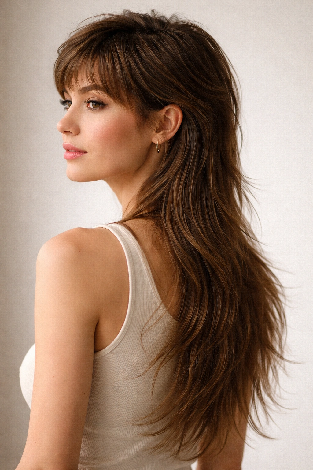 15 Soft Mullet Cuts That Look Good On Almost Anyone 12 Embraced-length mullet with long back and short front