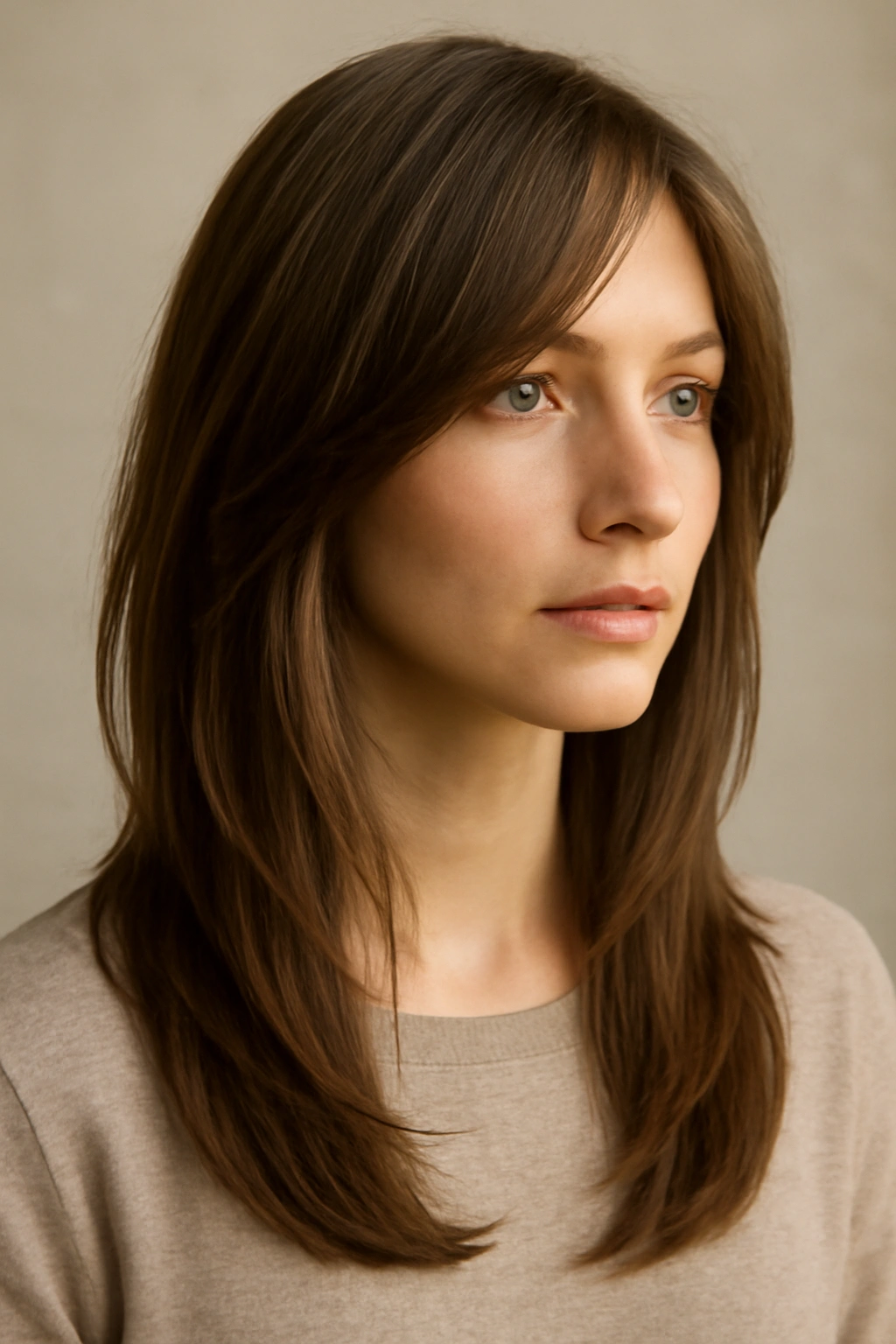 20 Medium Layered Haircuts Stylists Get Asked For Most 16 Long hair with face-framing layers around cheekbones
