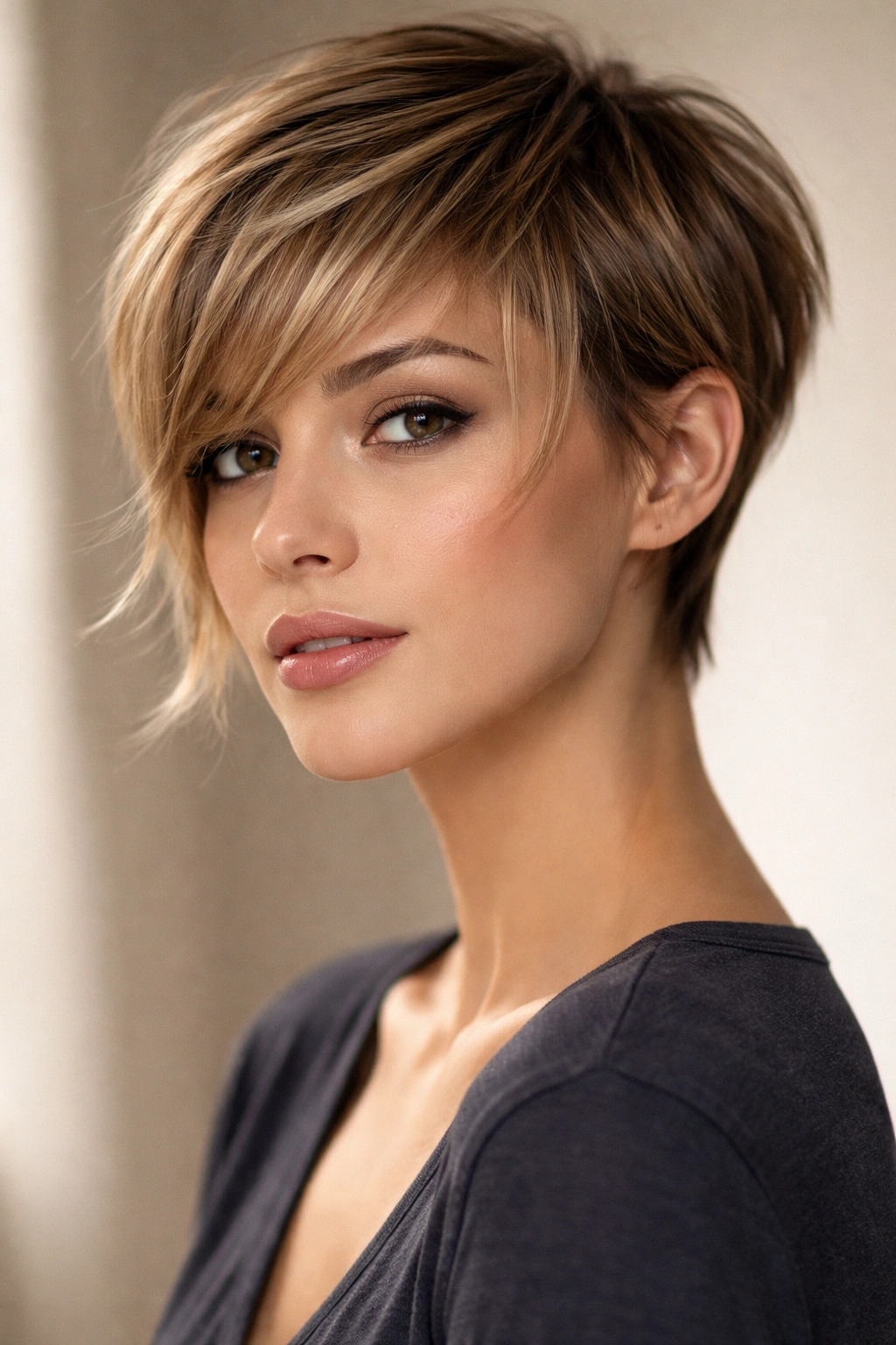 10 Edgy Pixie Cuts For Women Who Want Bold Hair 10 Portrait highlighting a face-framing pixie crop with longer front pieces
