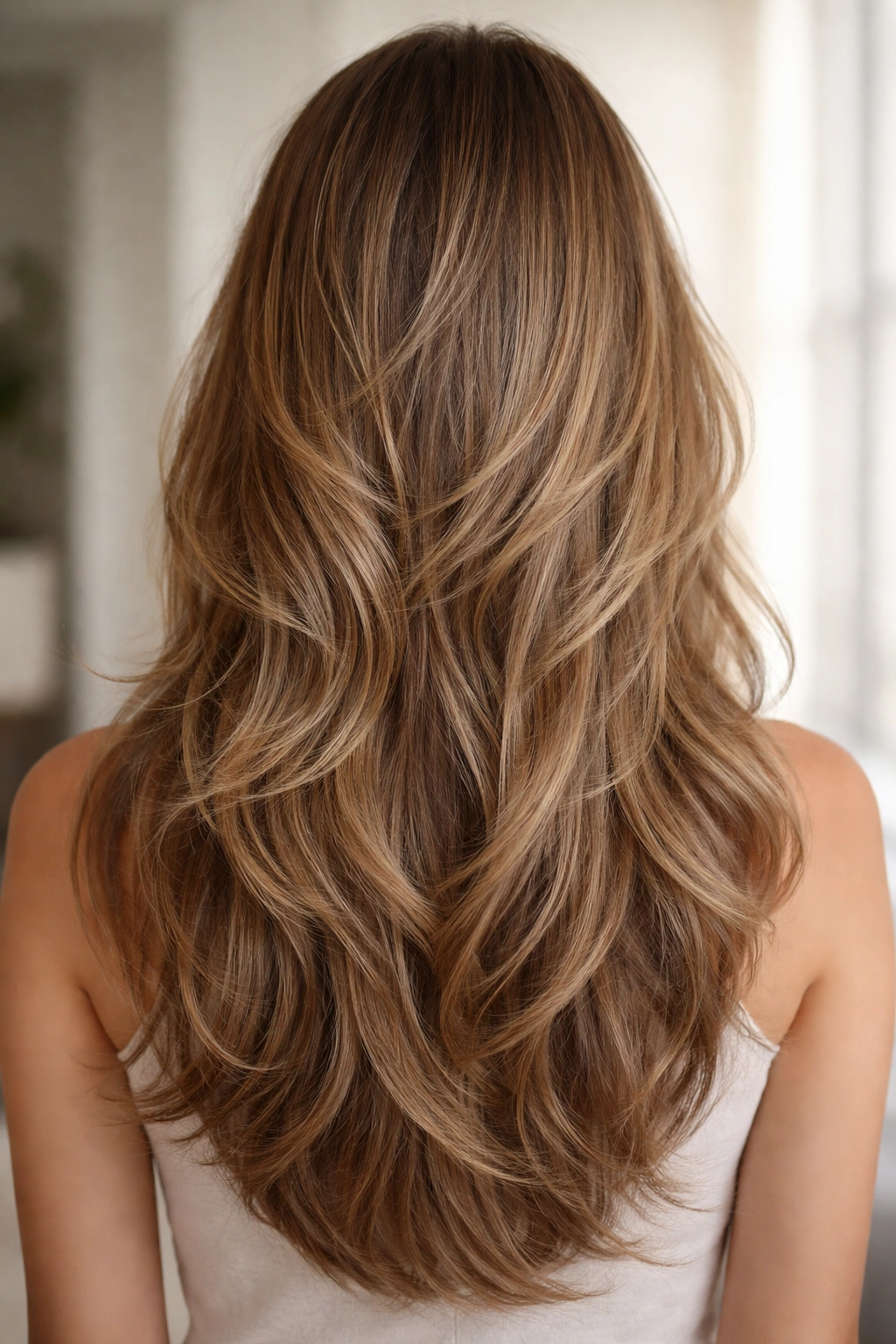 15 Haircuts Designed For Long And Narrow Faces 10 Feathered layers create soft movement throughout hair