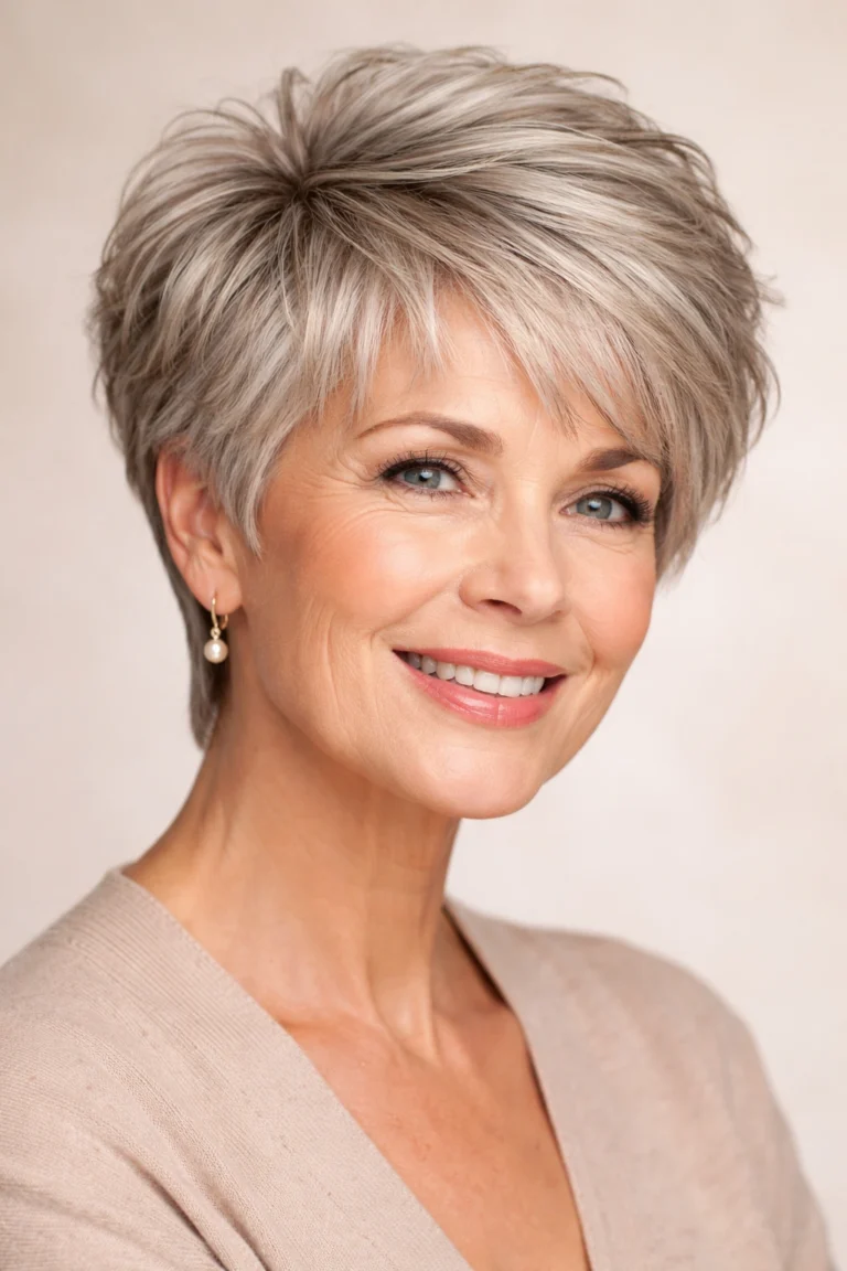 25 Hairstyles for Women Over 60 with Thick Hair