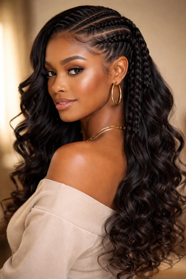 10 Side Part Two Braid Looks Black Women Love