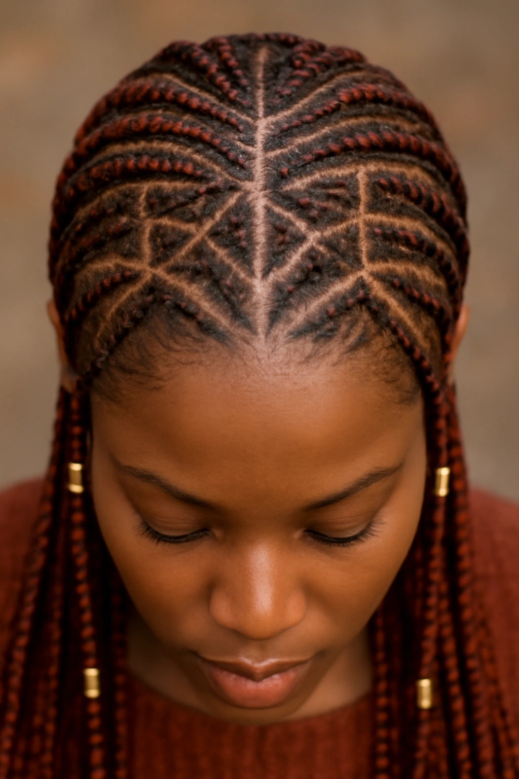 12 Fall Hairstyles Black Women Will Look Great In 10 Feed-in cornrows with geometric pattern and bead accents.