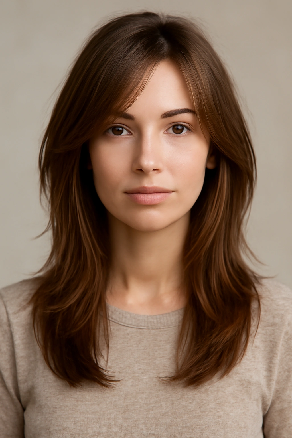 20 Layered Styles That Instantly Elevate Your Look 21 Model with a versatile layered haircut showing movement and texture