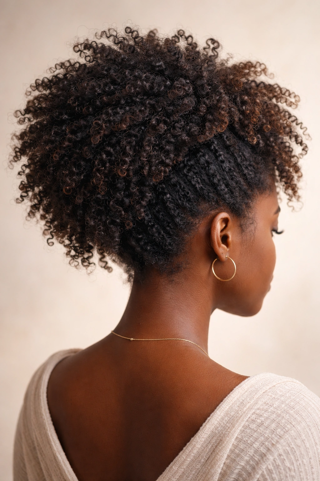 Minimal silhouette of a head with textured hair representing the final takeaway