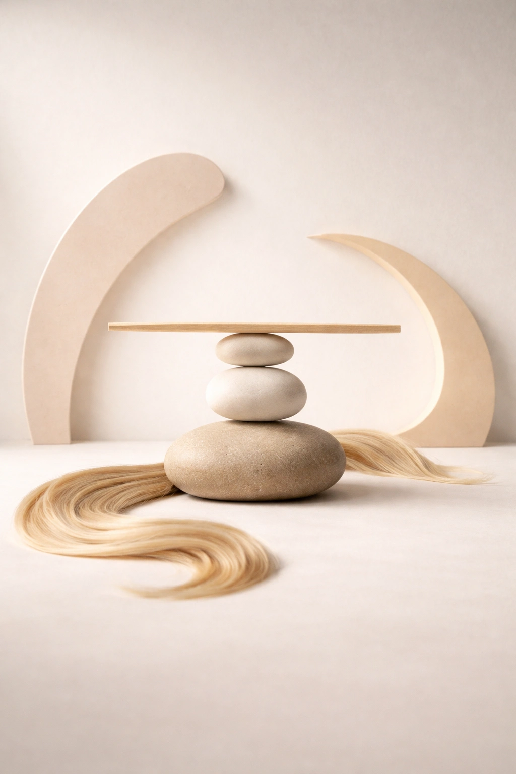 Abstract minimalist image representing balance and proportion.