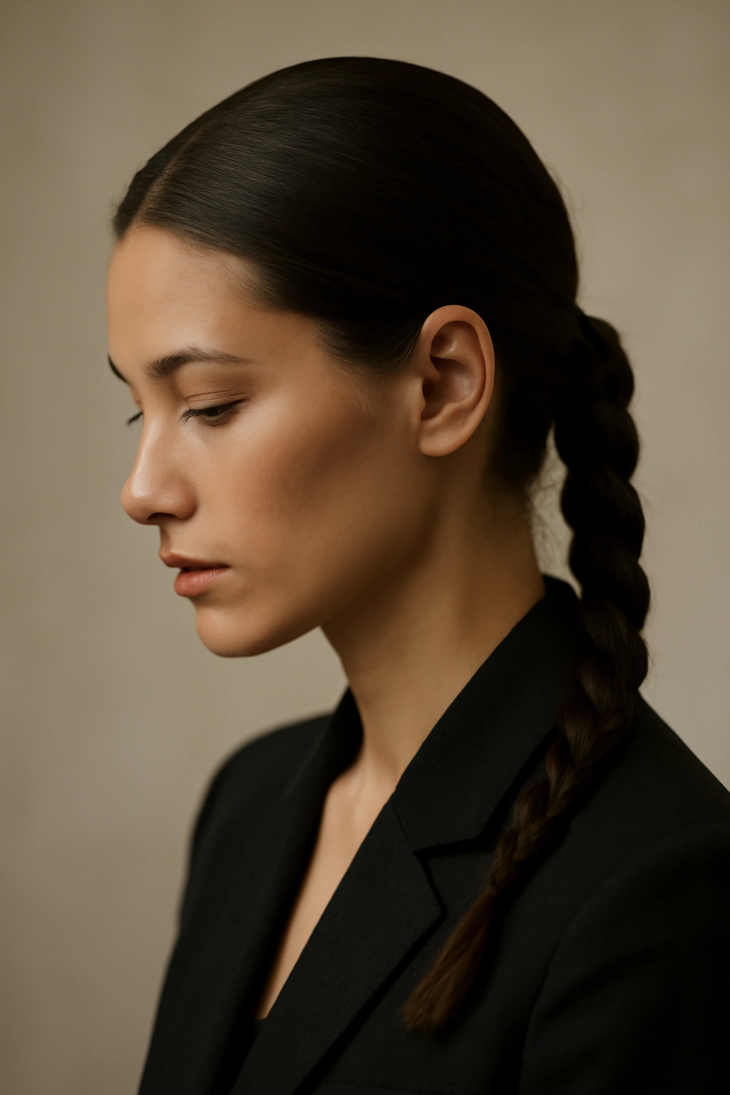 18 Braided Hairstyles for the Office and Weekends 19 Close-up of a polished braided hairstyle symbolizing final thoughts on versatile office-to-weekend looks