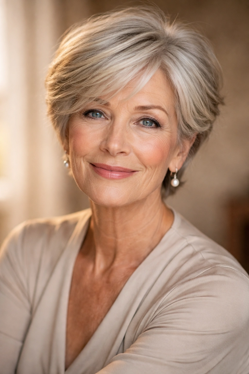 15 Hairstyles That Look Gorgeous On Women Over 70 17 Confident mature woman with polished hairstyle portrait