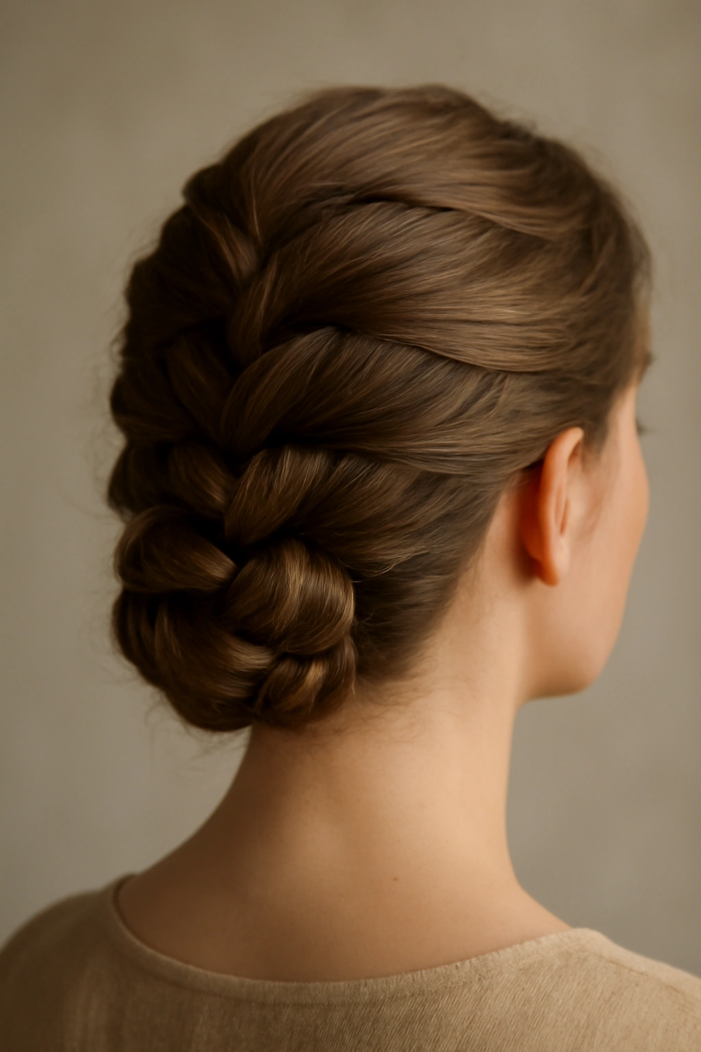 10 Braided Updos to Try on Medium or Long Hair 11 Polished braided updo representing adaptable, practice-based styling