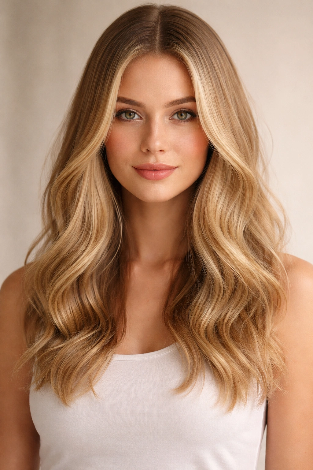 20 Wavy Haircuts For Every Length And Face Shape 14 Fine wavy hair with straight roots and textured ends in studio