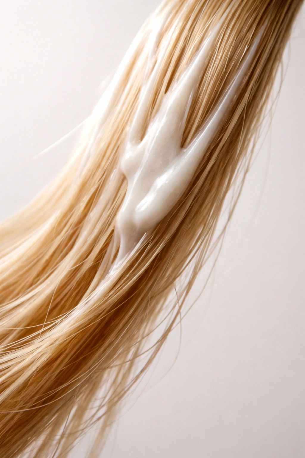Fine hair weighed down by conditioner, looking flat