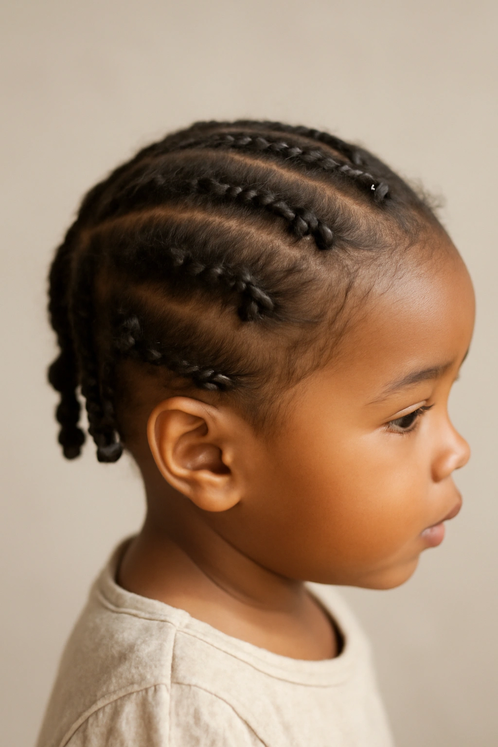 12 Toddler Hairstyles That Actually Stay All Day 2 Toddler flat twists along scalp with clips