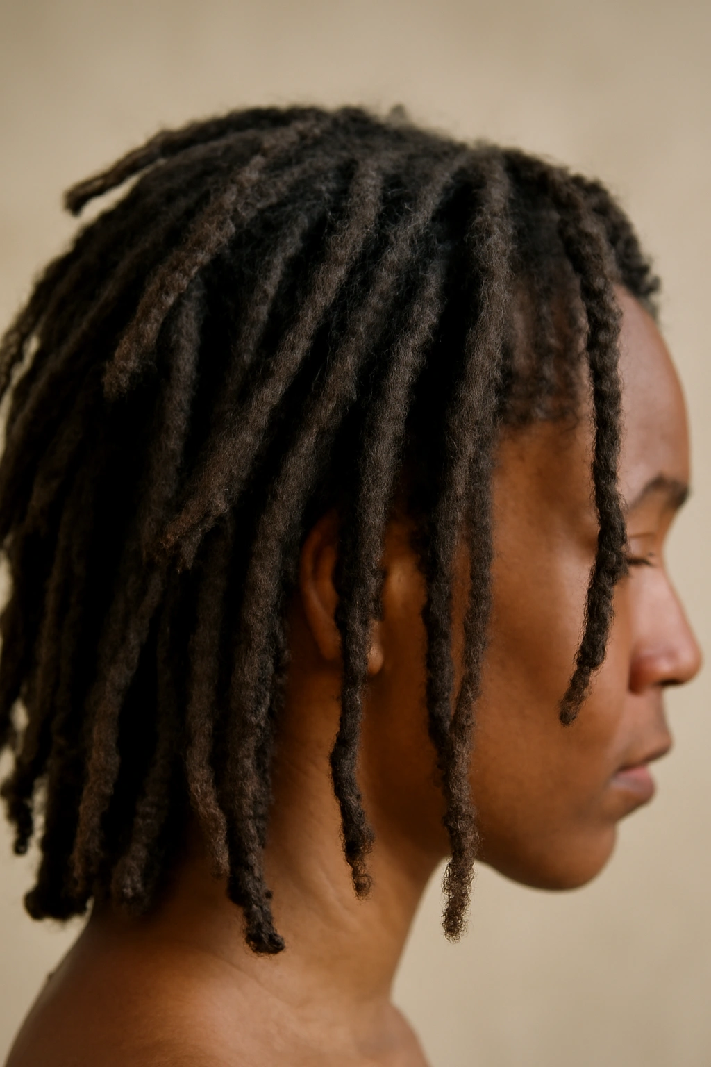 18 Dreadlock Styles Sorted From Short to Long 5 Free-form locs 6-10 inches with organic variation