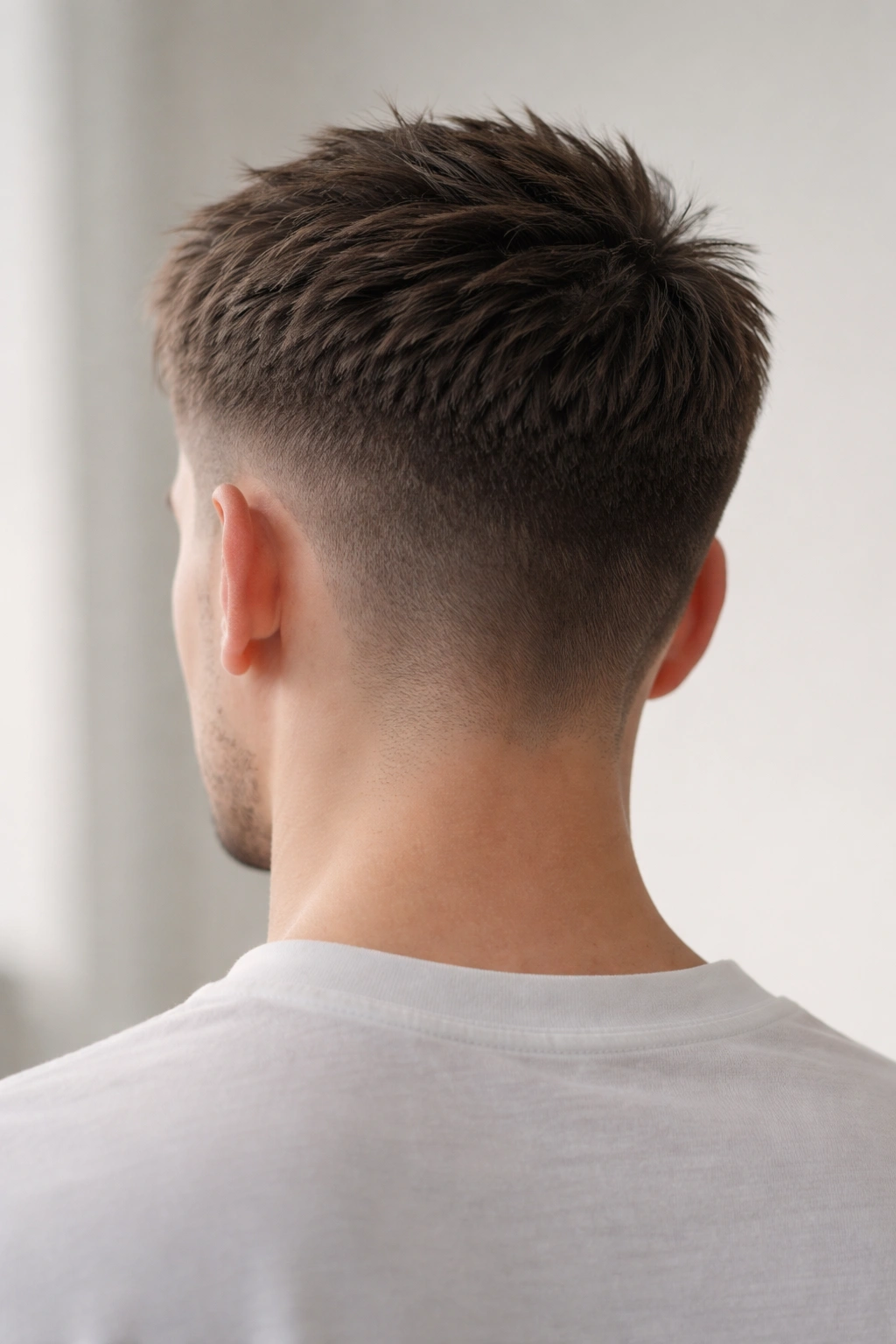 15 Short Haircuts From The Back You Need To See 6 Back view of French crop with short sides and crown length.