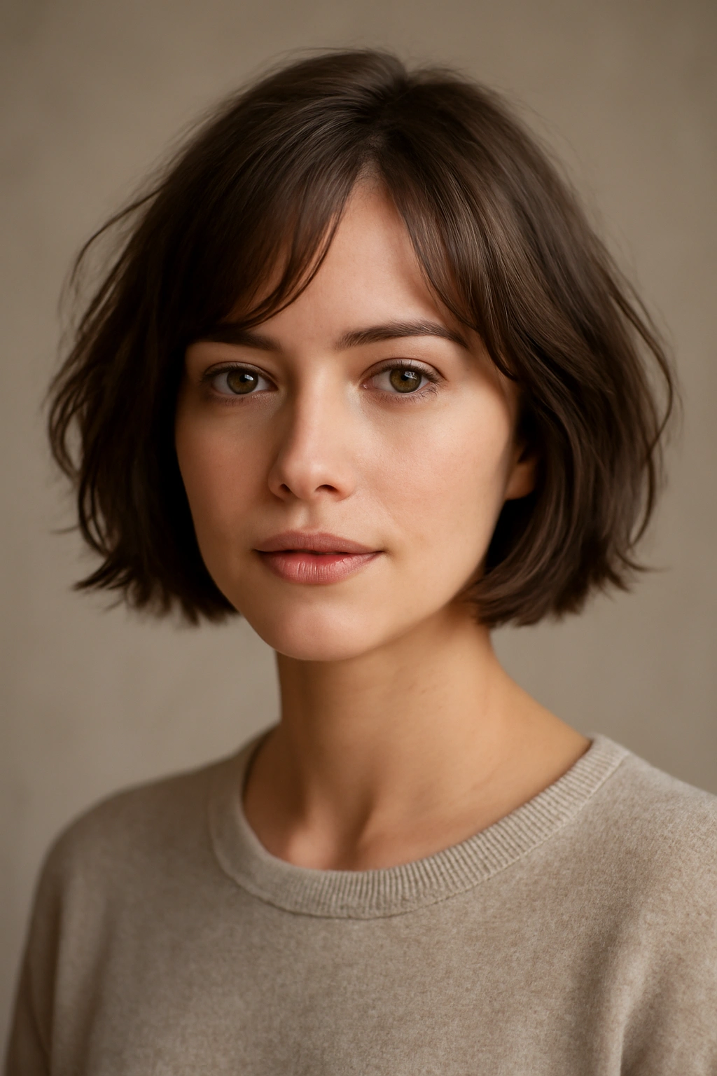 25 Short Hairstyles That Will Instantly Upgrade Your Look 5 Chin-length French girl bob with subtle layers and natural bounce