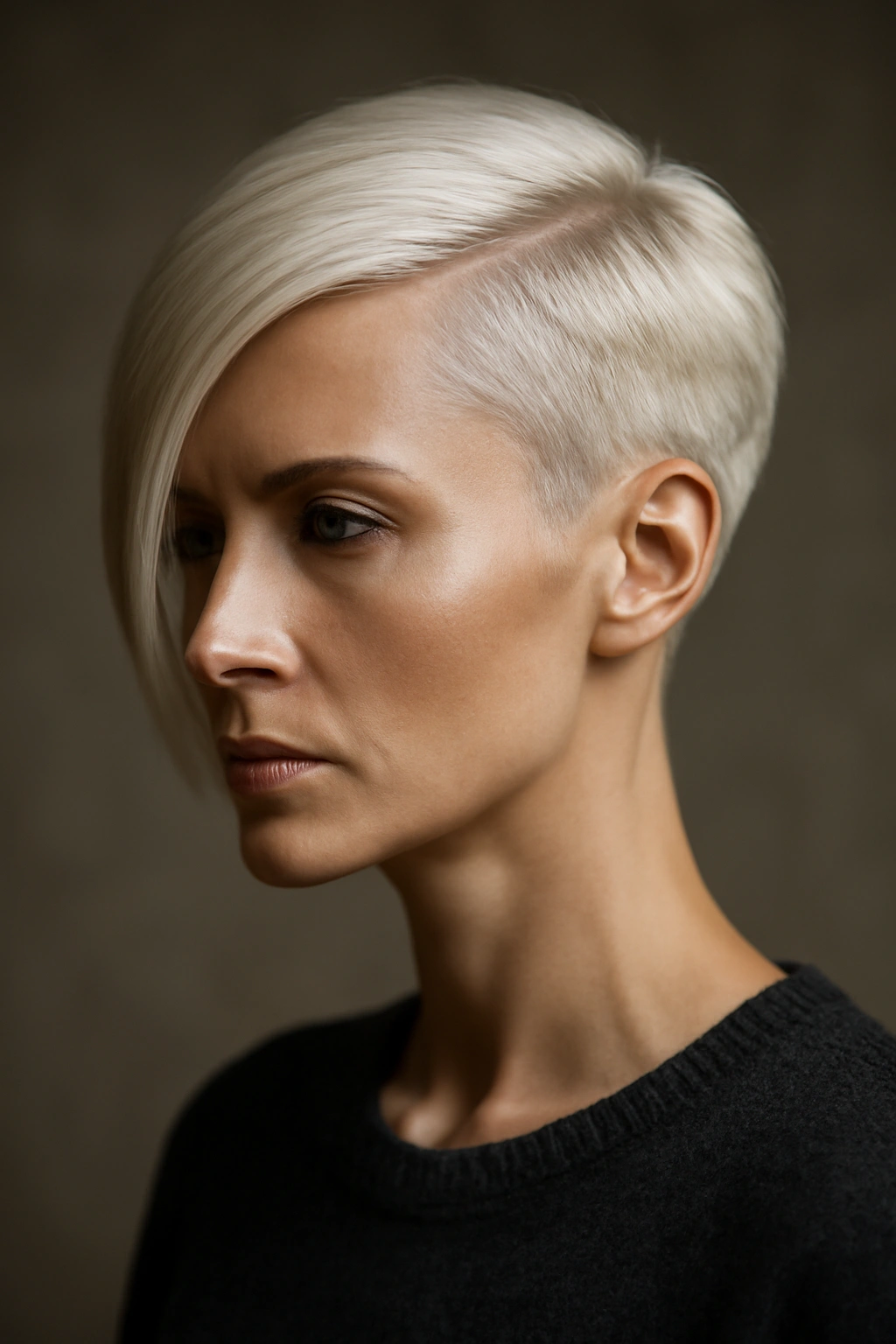 10 Platinum Blonde Short Haircuts Women Are Getting Now 6 Geometric asymmetrical cut in platinum blonde with sculptural shape