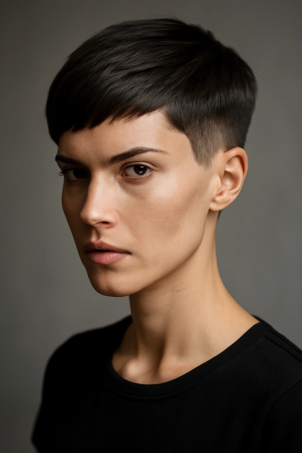 12 Edgy Short Haircuts for Women Who Love Bold Hair 4 Geometric crop with sharp angles and sculpted silhouette.