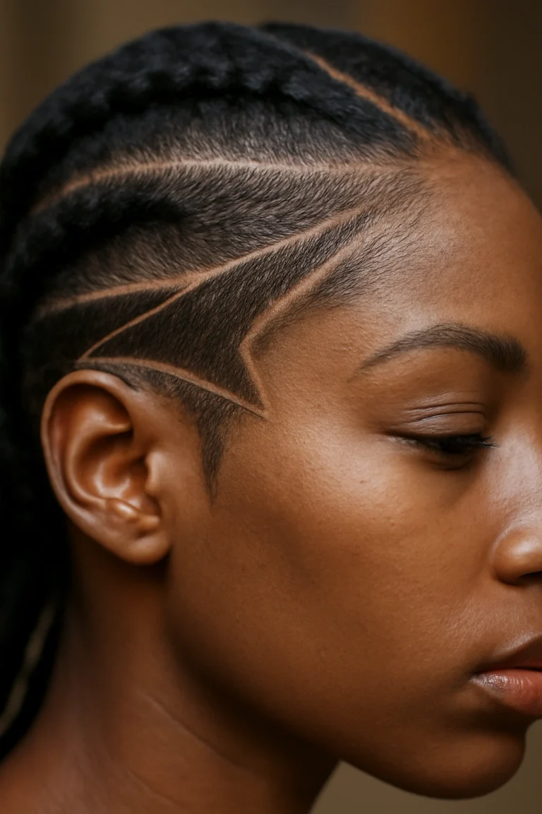 10 Line Design Hairstyles Black Women Are Wearing