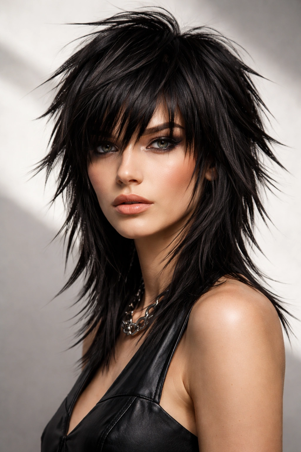 18 Textured Shag Layered Cuts With Great Movement 17 Graphic, angular shag with sharp lines and bold texture