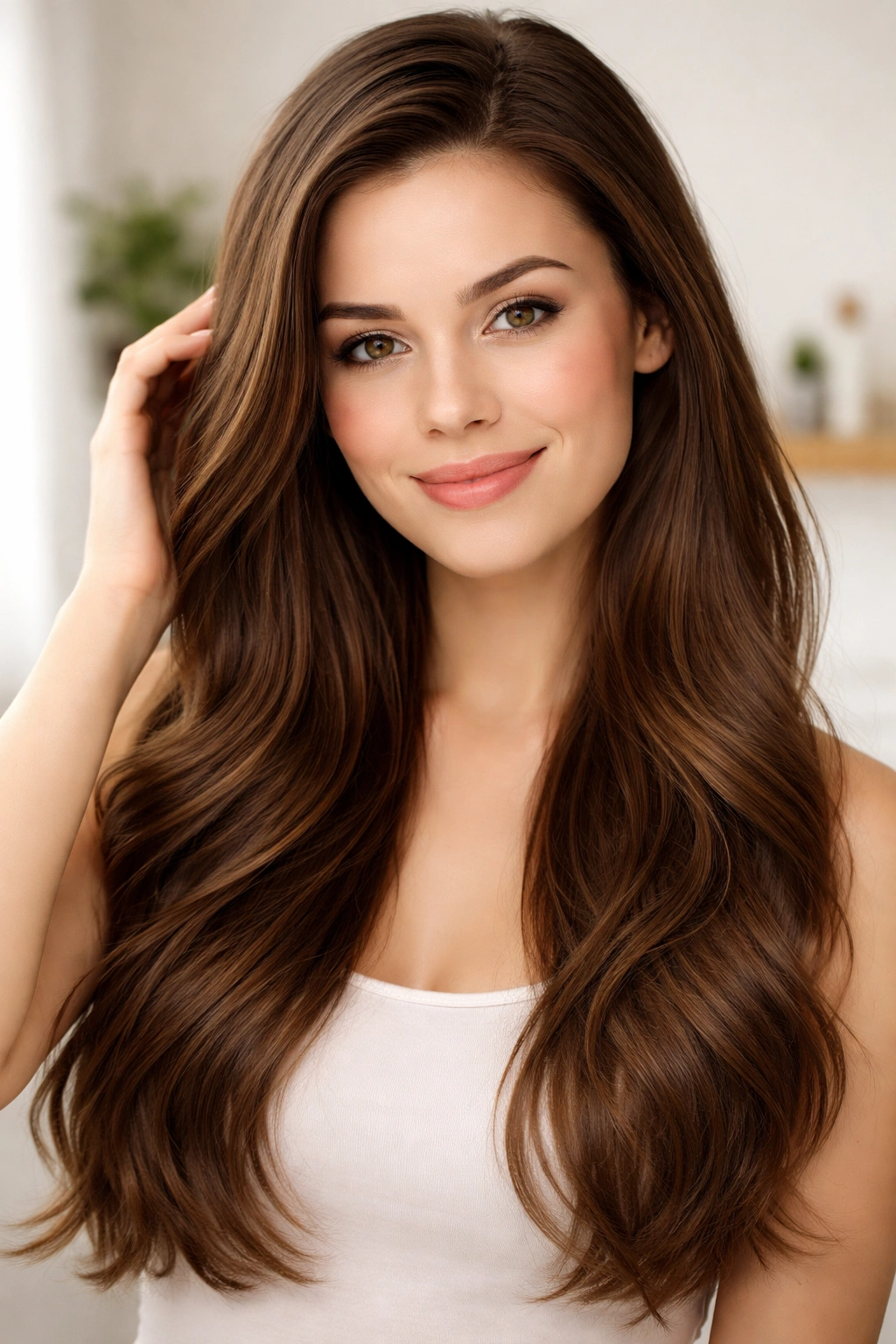 Healthy full head of hair representing conclusion and balanced approach to weight loss