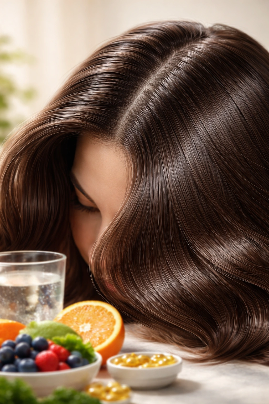 Close-up of healthy, thick hair on a clean scalp to illustrate prevention and recovery strategies for hair health