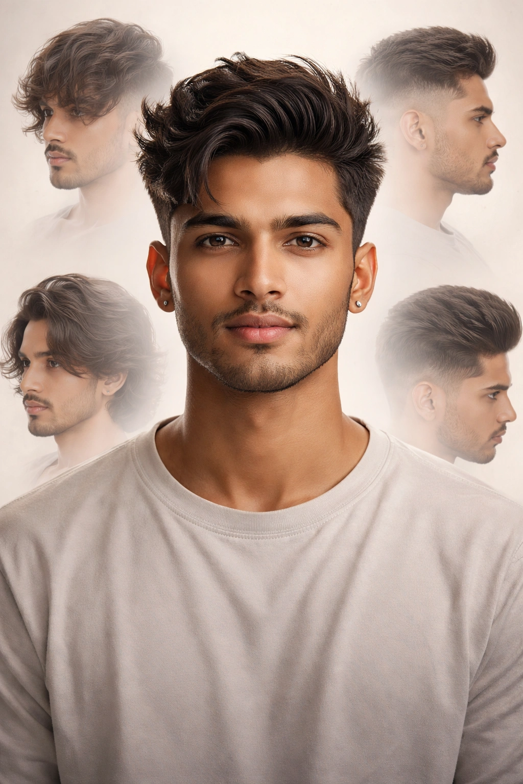 Portrait of a person with versatile hairstyle representing hair journey