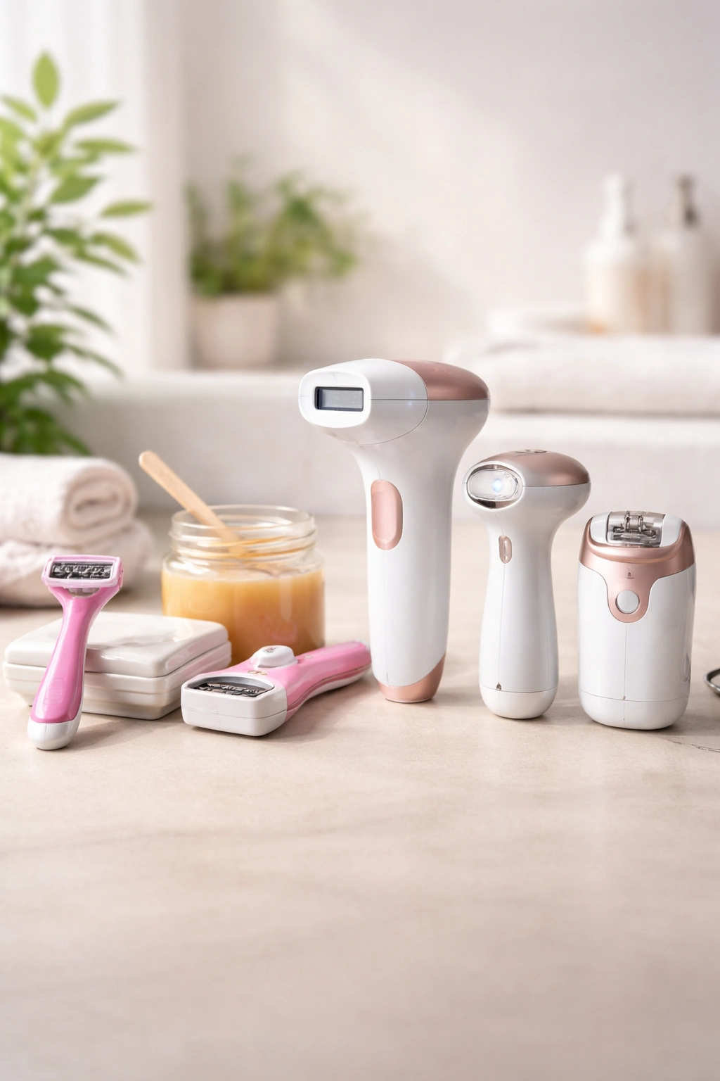 Lineup of hair removal devices for selecting the right long-term method