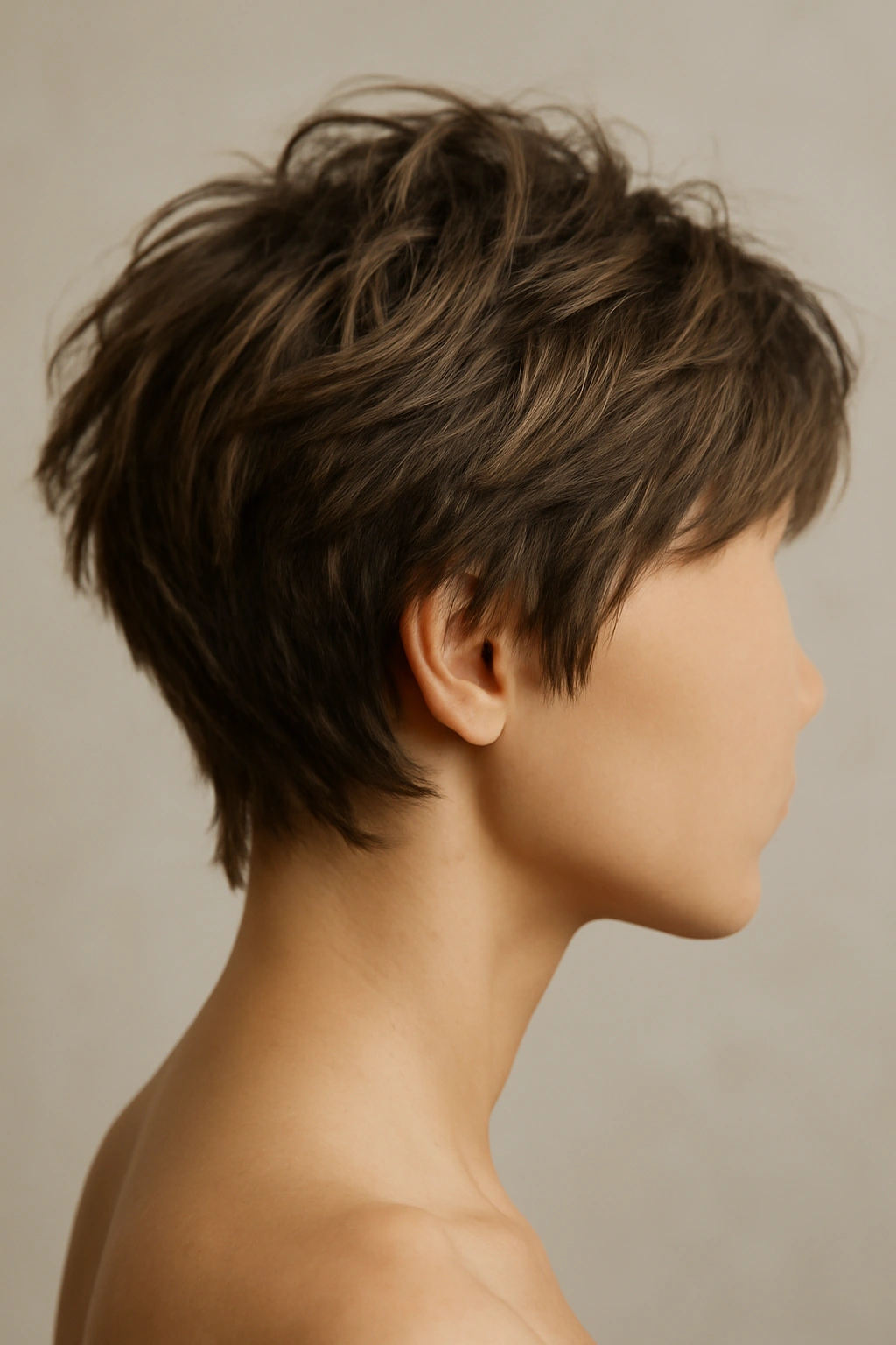 Abstract portrait suggesting hairstyle texture and movement to summarize takeaways.