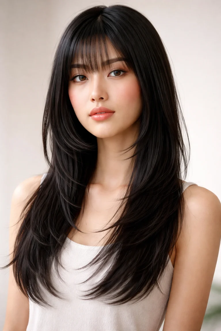12 Hime Cut Hairstyles for Sleek Straight Hair