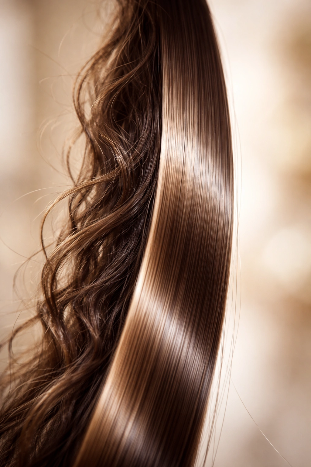 Hair strand with smooth texture suitable for various hair types