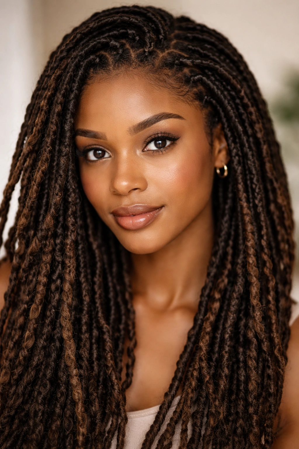 12 Faux Loc Styles And How Long Each One Lasts 2 Close-up of interlocked faux locs blending natural hair with human hair