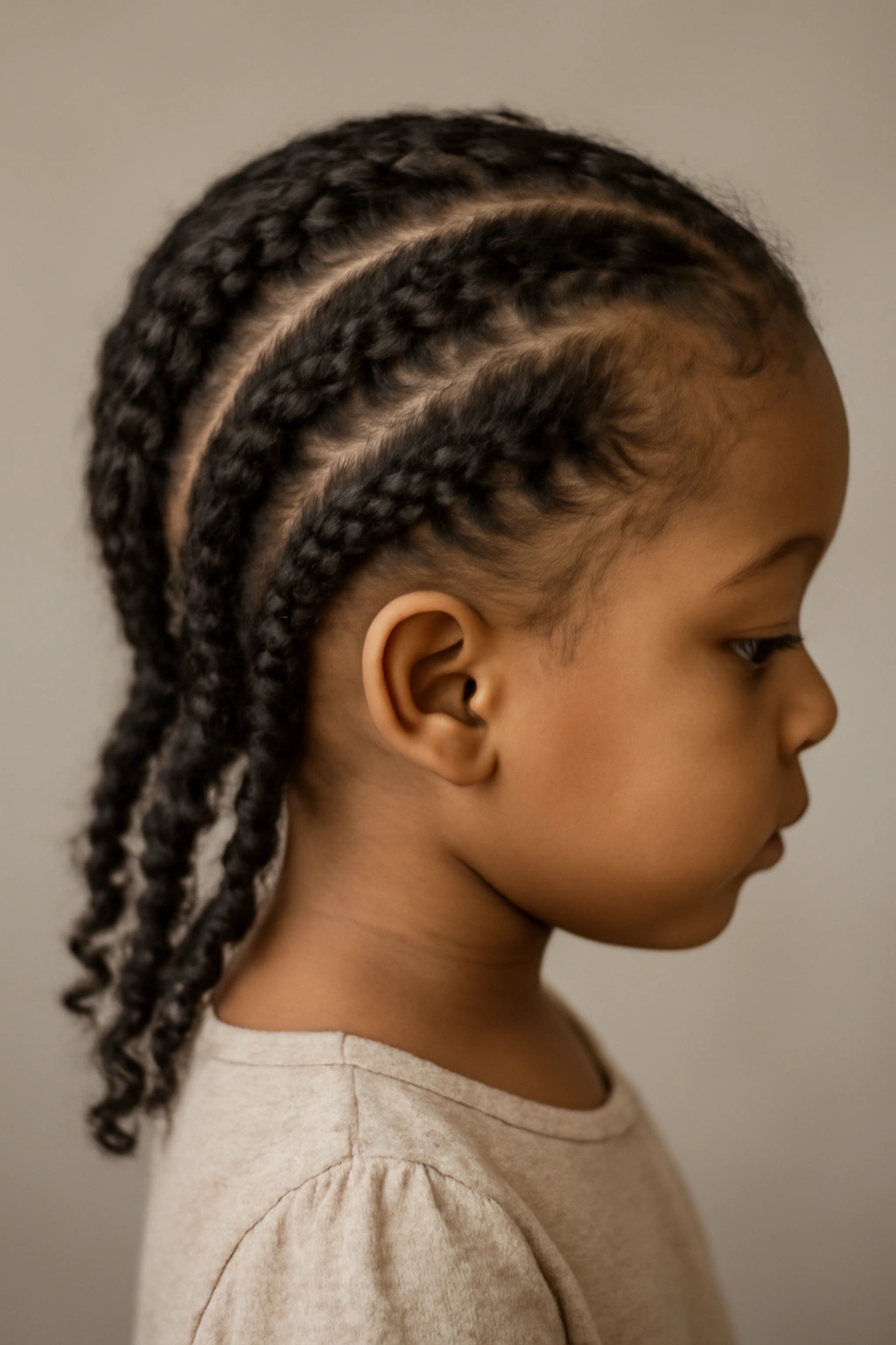 15 Adorable Natural Hair Braids for Toddlers 12 Raised lace braids along the crown in a toddler