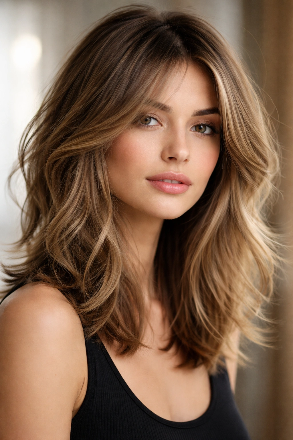 15 Lob Haircuts For Straight And Wavy Textures 2 Layered lob hairstyle with crown layers and shorter ends for movement