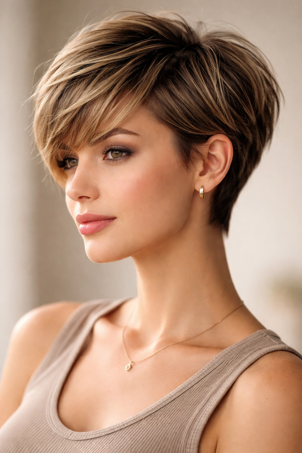 25 Haircut Styles Trending For Women This Season 10 Layered pixie-bob hybrid with short sides and longer textured top