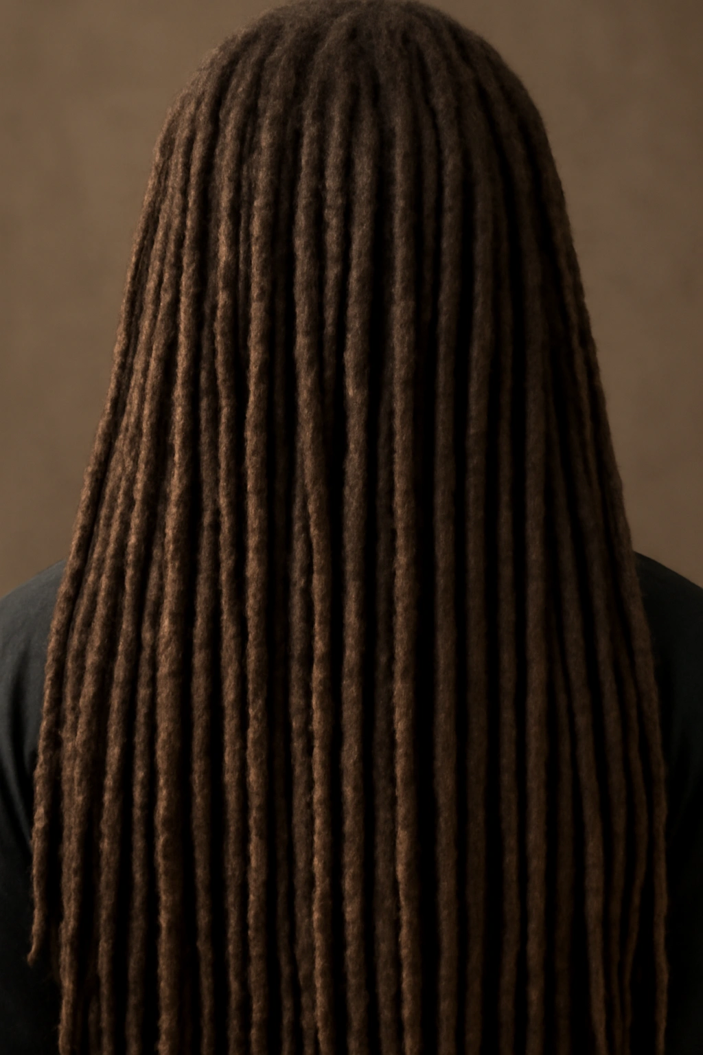 18 Dreadlock Styles Sorted From Short to Long 18 Close-up of loc extensions blended with natural locs showing length and texture