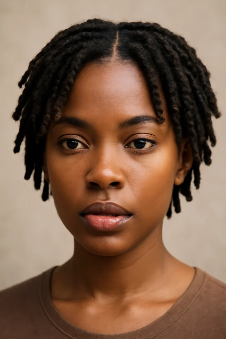10 Middle Part Short Hairstyles for Black Women