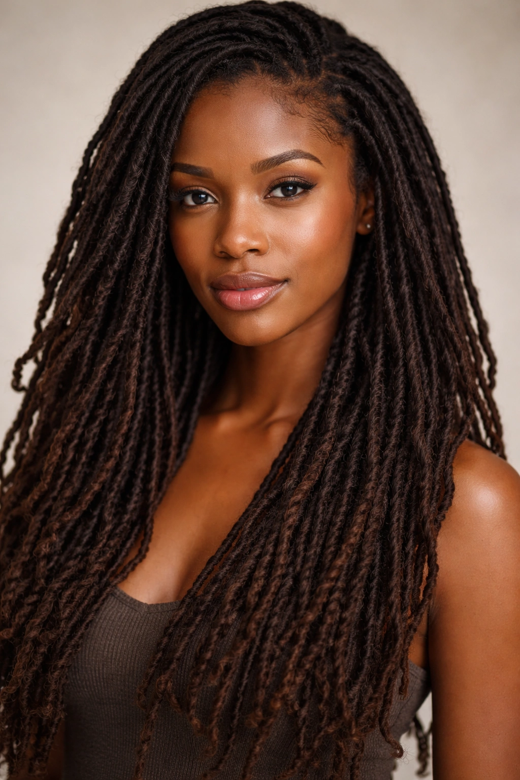 25 Natural Hairstyles For Coily And Curly Textures 15 Close-up of mature locs with rope-like locked strands along the scalp