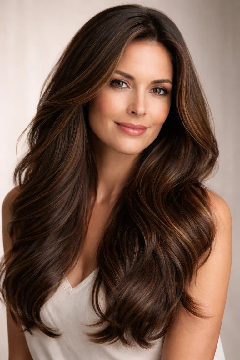 25 Long Hairstyles for Women Over 40