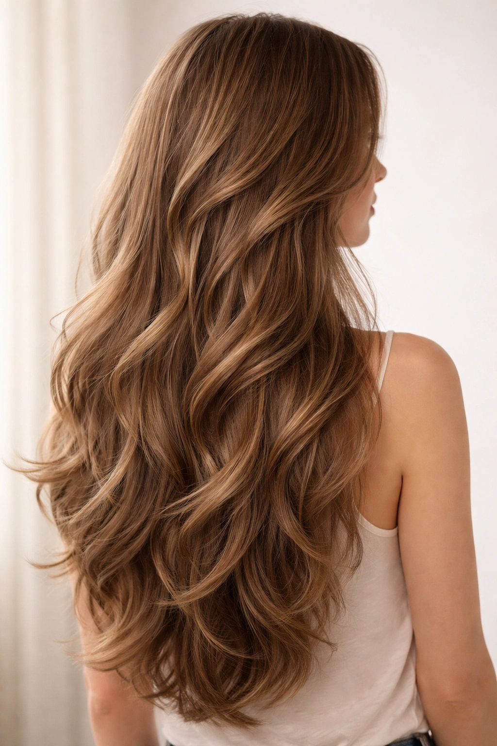Long layered waves with movement along the length