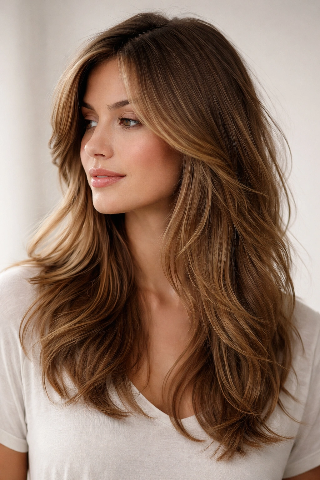 15 Easy Haircuts That Are Simple To Maintain 6 Shoulder-length hair with long layered ends creating movement