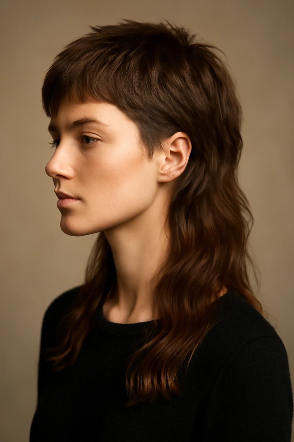 25 Mullet Haircuts for Women You'll Actually Love 10 Long mullet with sculpted top and long textured back portrait
