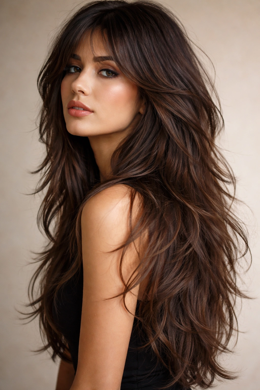 20 Wolf Cut Hairstyles Women Are Obsessed With 3 Long wolf cut on thick, voluminous hair with layered movement