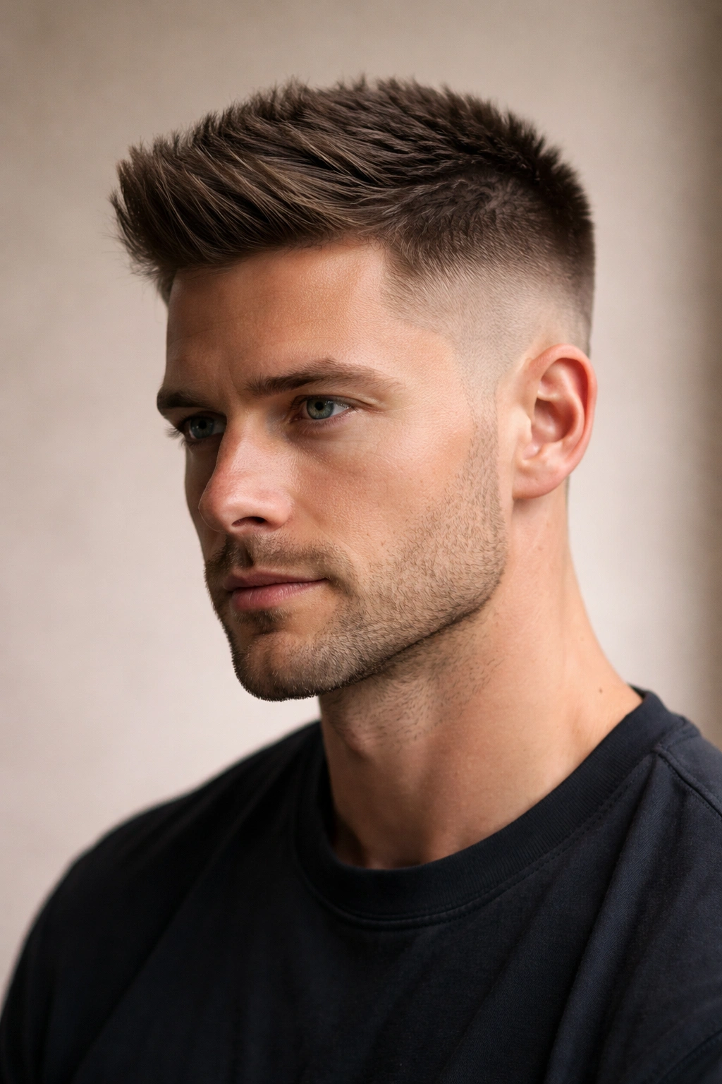 10 Crew Cut Styles For A Sharp And Clean Look 10 Crew cut with longer front and crown for added height.