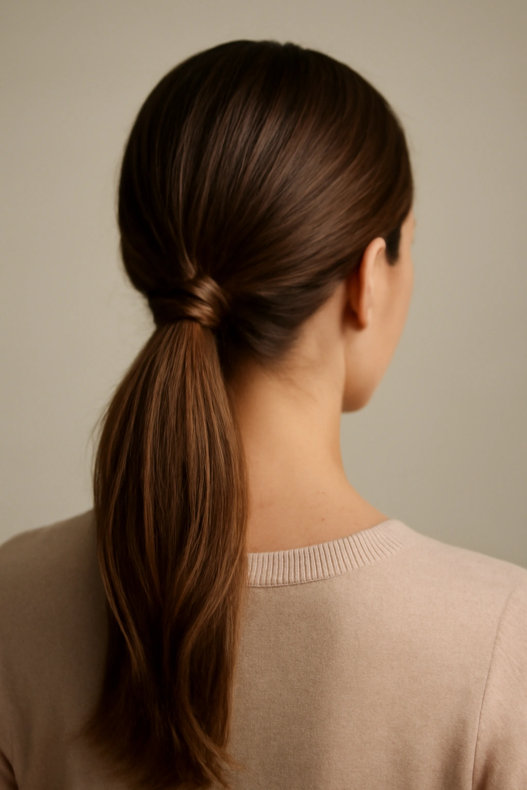 25 Effortless Long Hair Hairstyles Every Woman Needs 16 Elegant low ponytail with braided detail