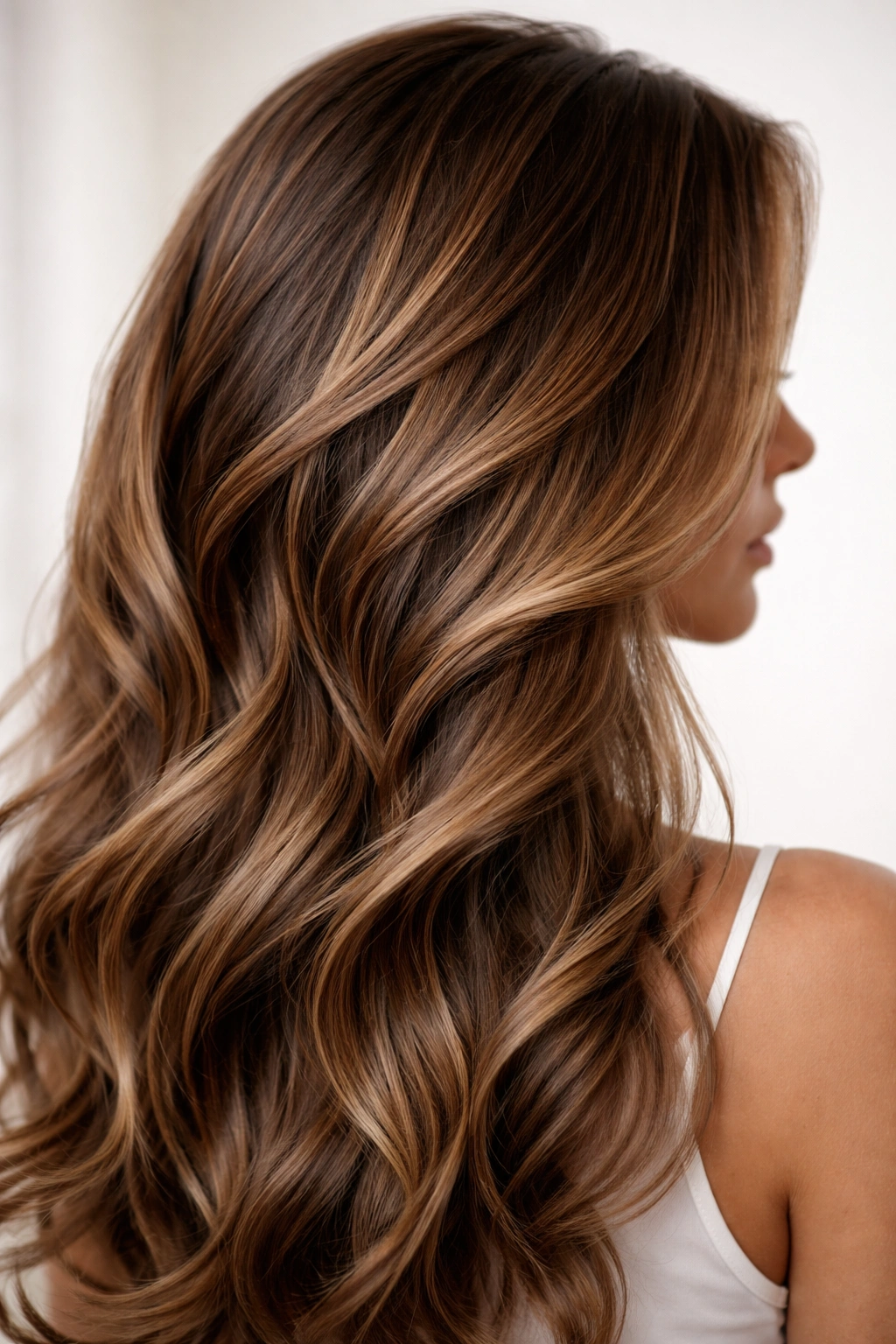 Harmonious lowlights and base color creating depth
