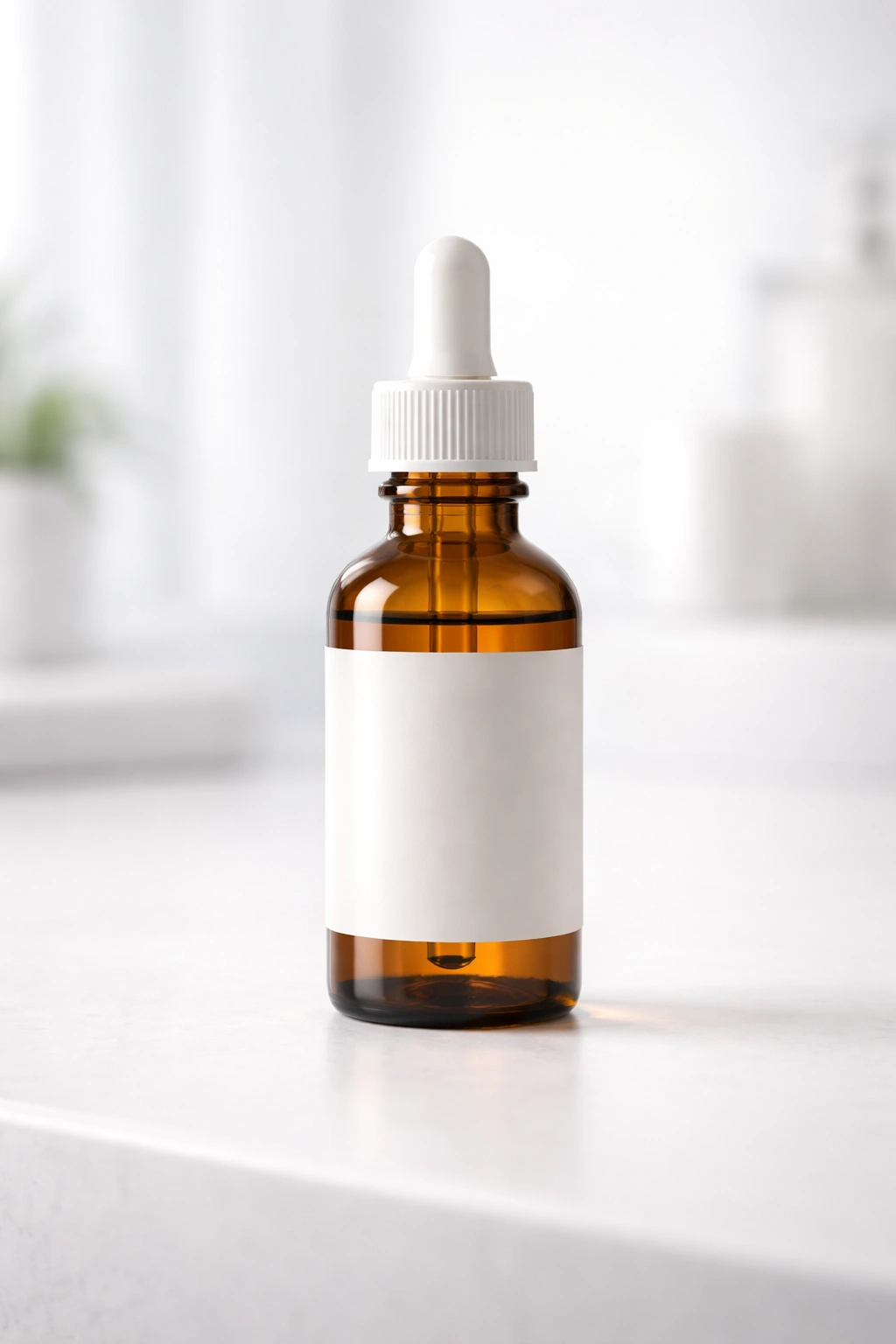 Minoxidil bottle product shot with no visible text on label